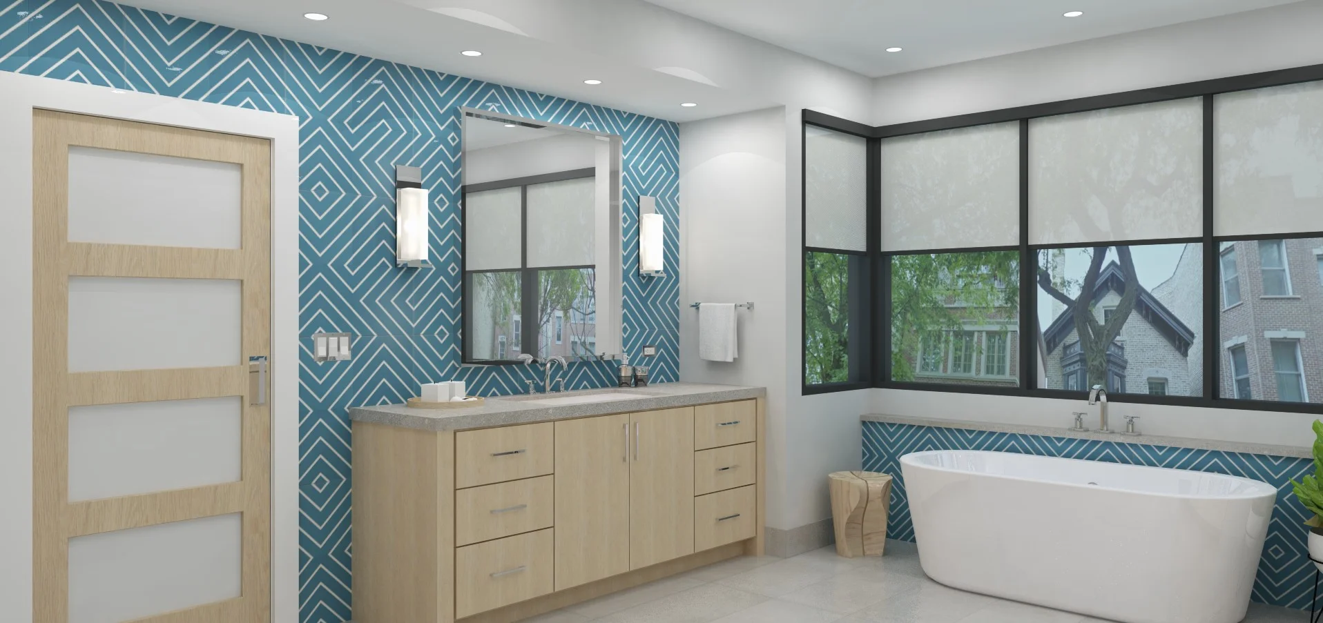 Contemporary Master Bathroom Design