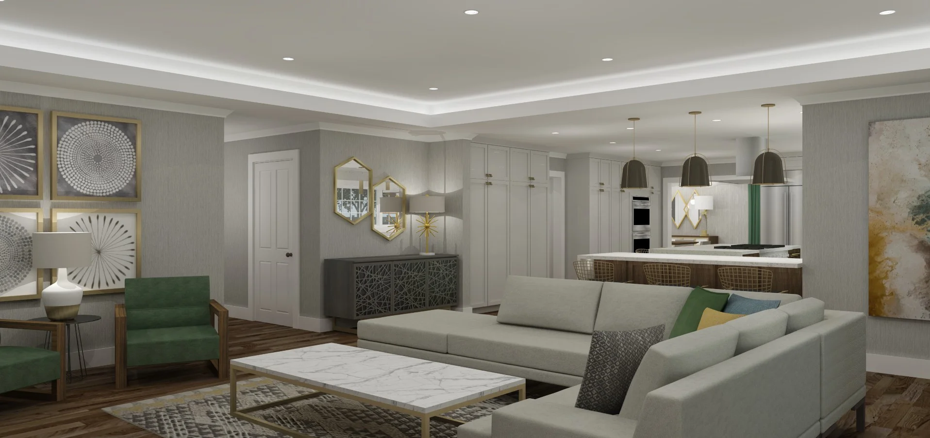 Contemporary Family Room