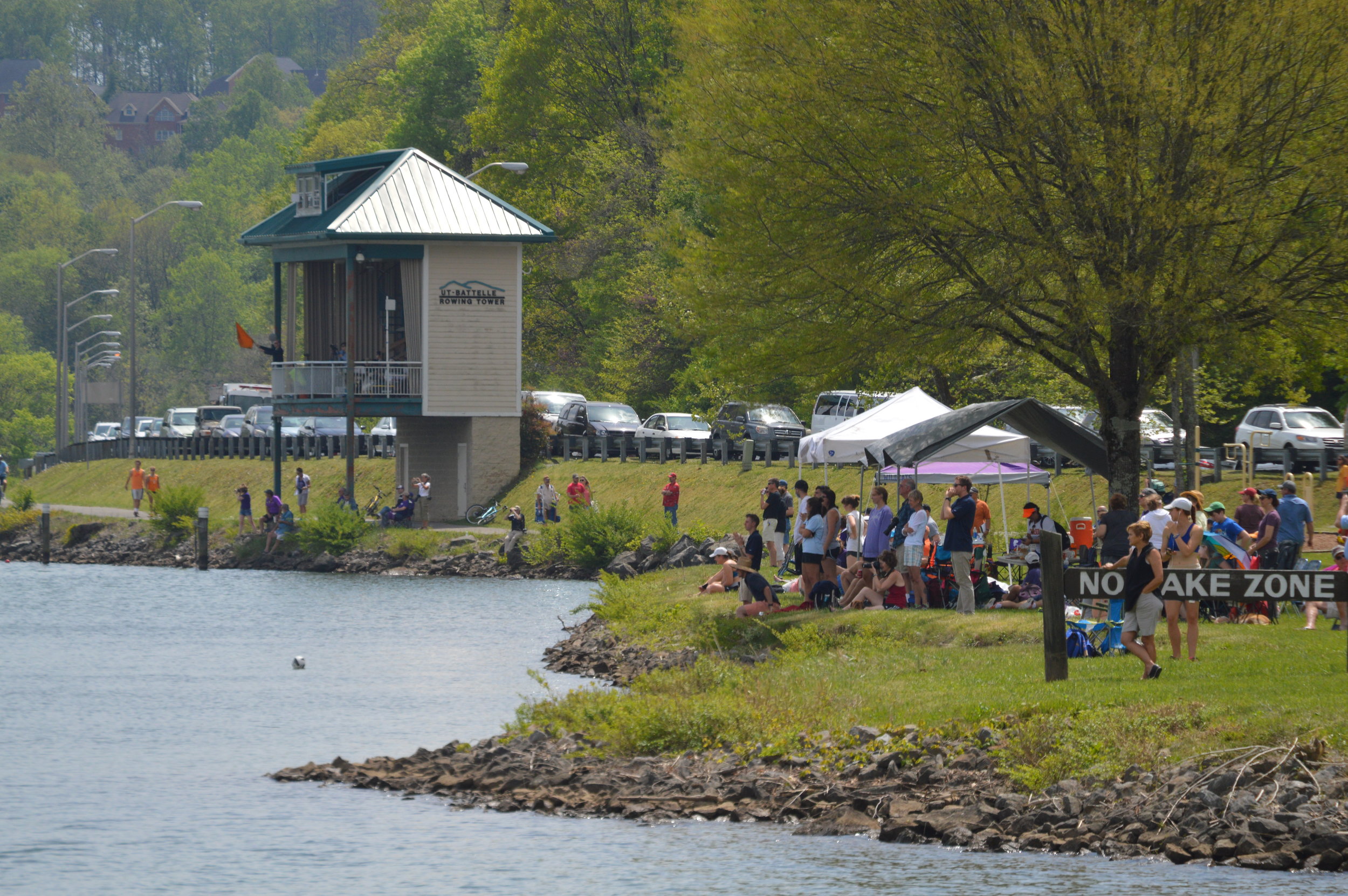  Several years ago, a new rowing tower &nbsp;was put along the Melton Lake course.&nbsp; 