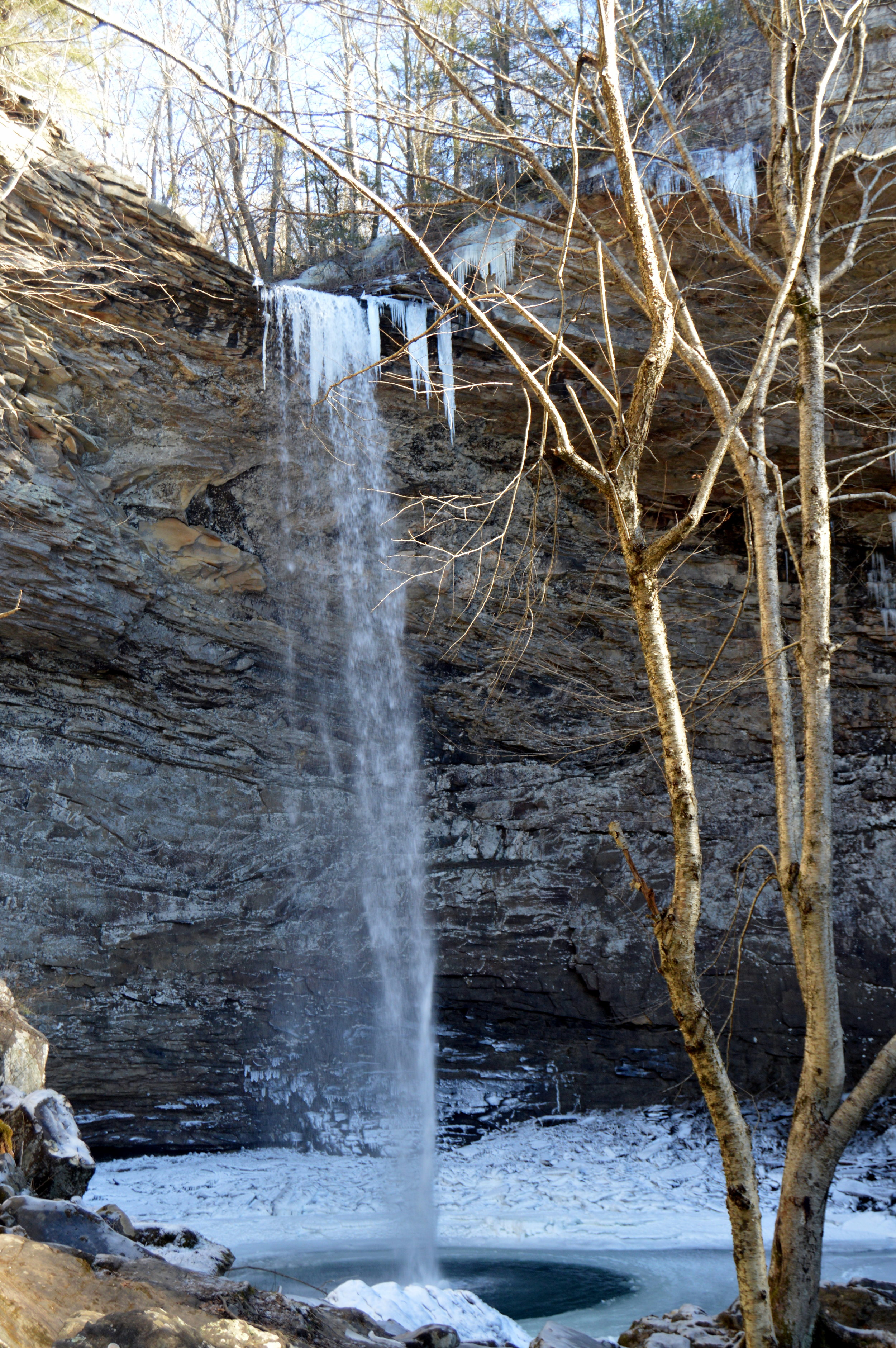  Ozone Falls in Cumberland County is just a few hundred yards down a rocky path from the parking lot on U.S. 70. 