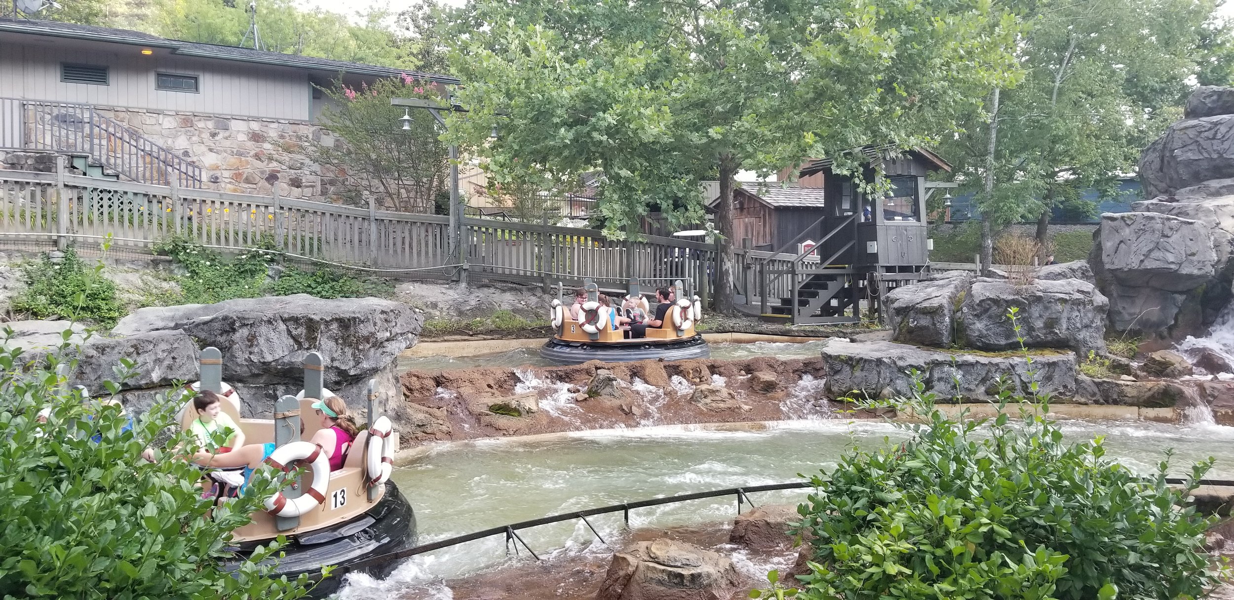  The River Rampage was the first ride added when the park transformed from Silver Dollar City to Dollywood. 