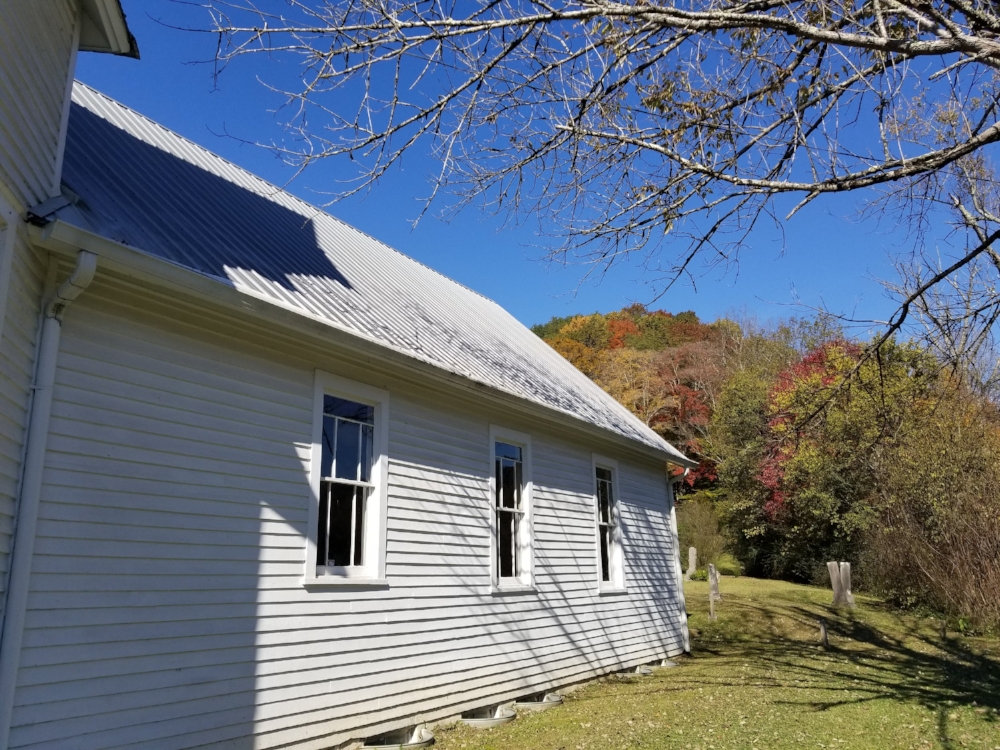  This church in Briceville was originally a Methodist Church, but hasn’t housed a congregation in many years.  
