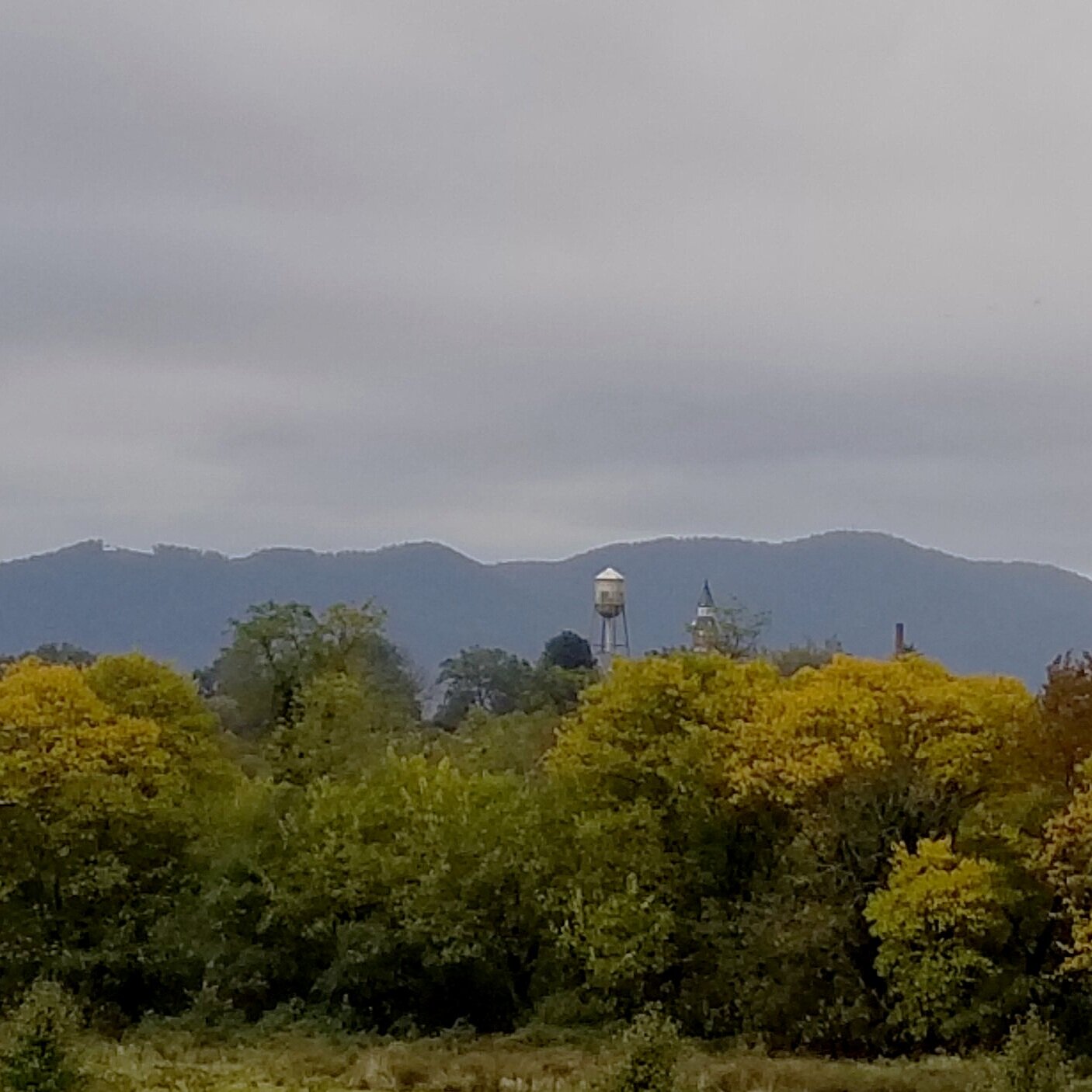 View of Brown Mountain Burke County North Carolina