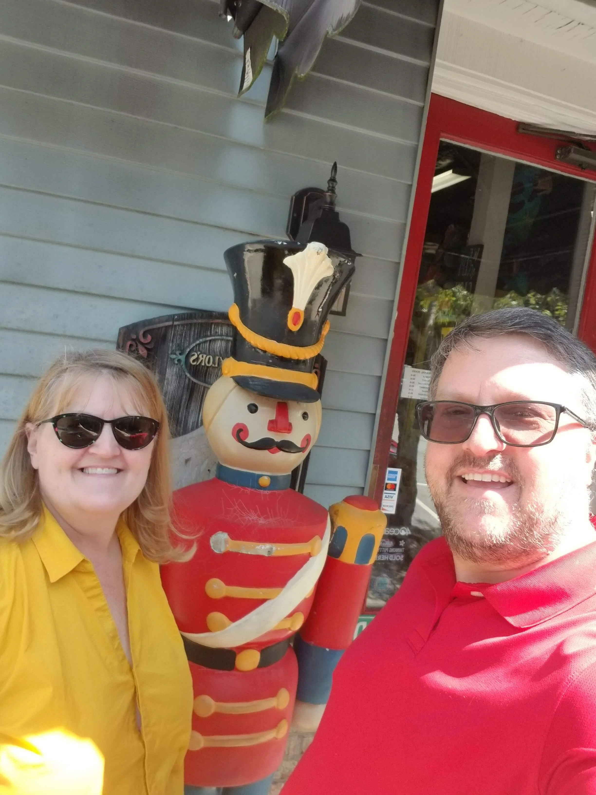 Toy Soldiers stand watch outside O.P. Taylor’s Toy Store in Brevard, North Carolina.