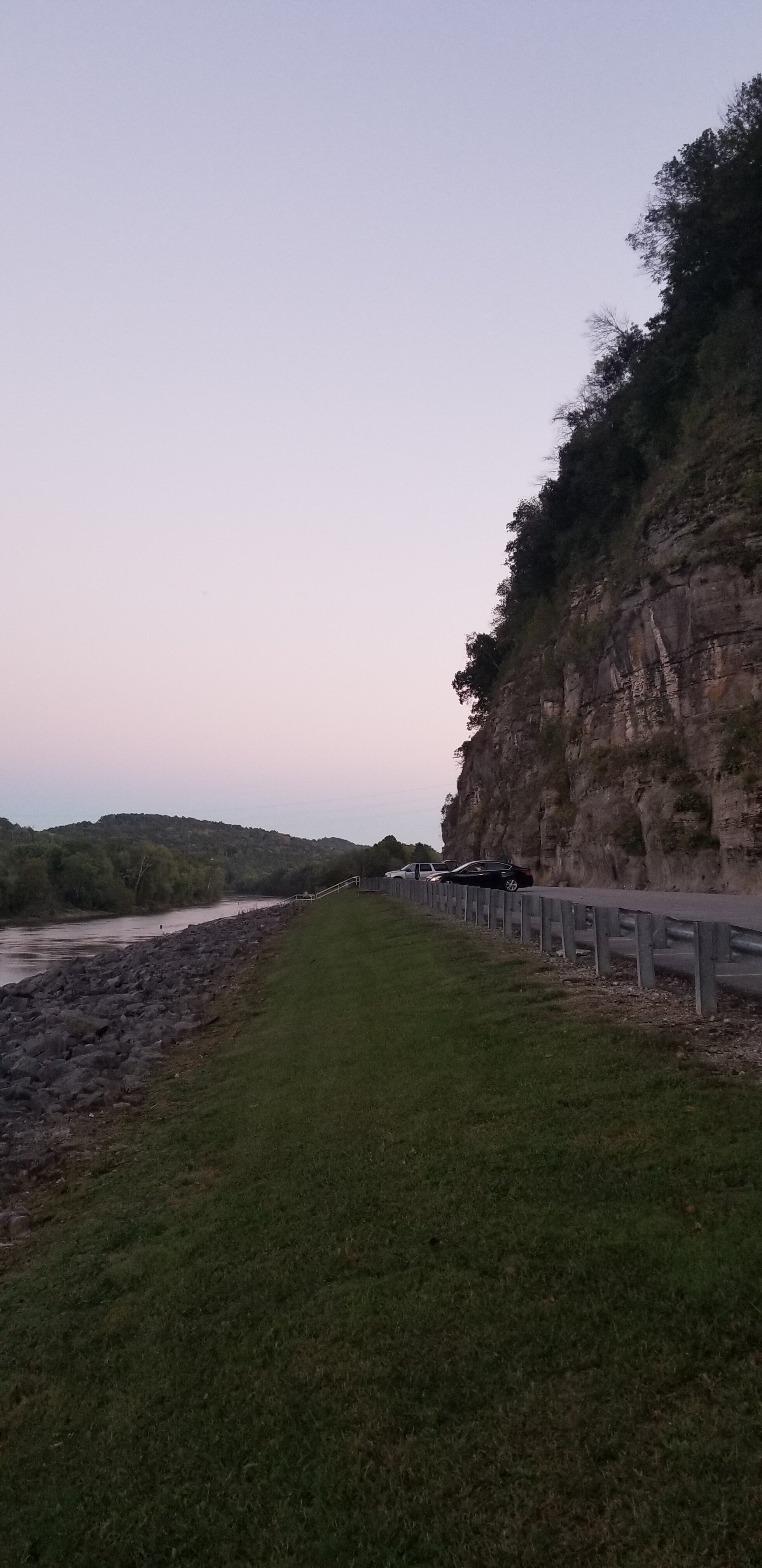 Cordell Hull Dam Parking Area