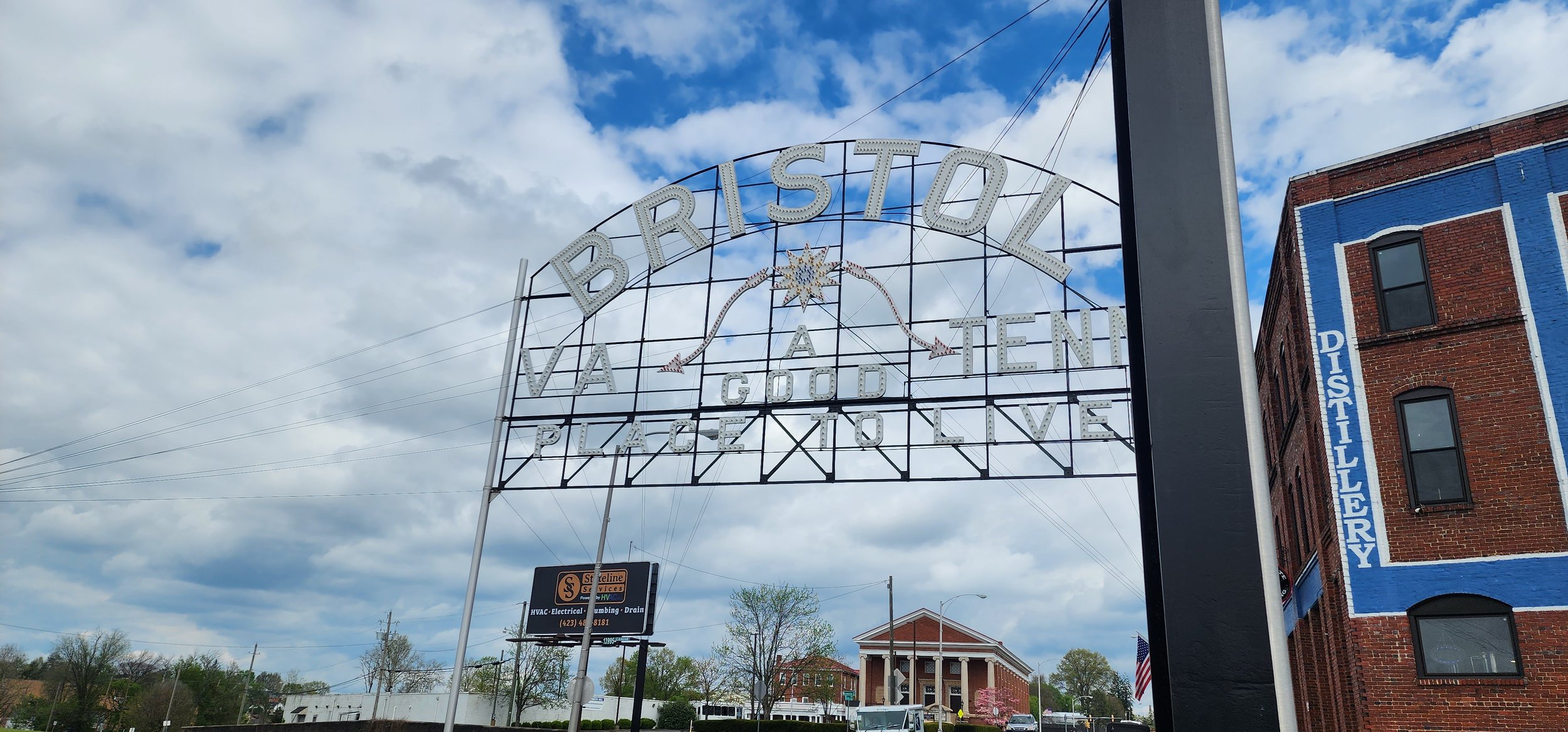 Historic Bristol Sign along State Street