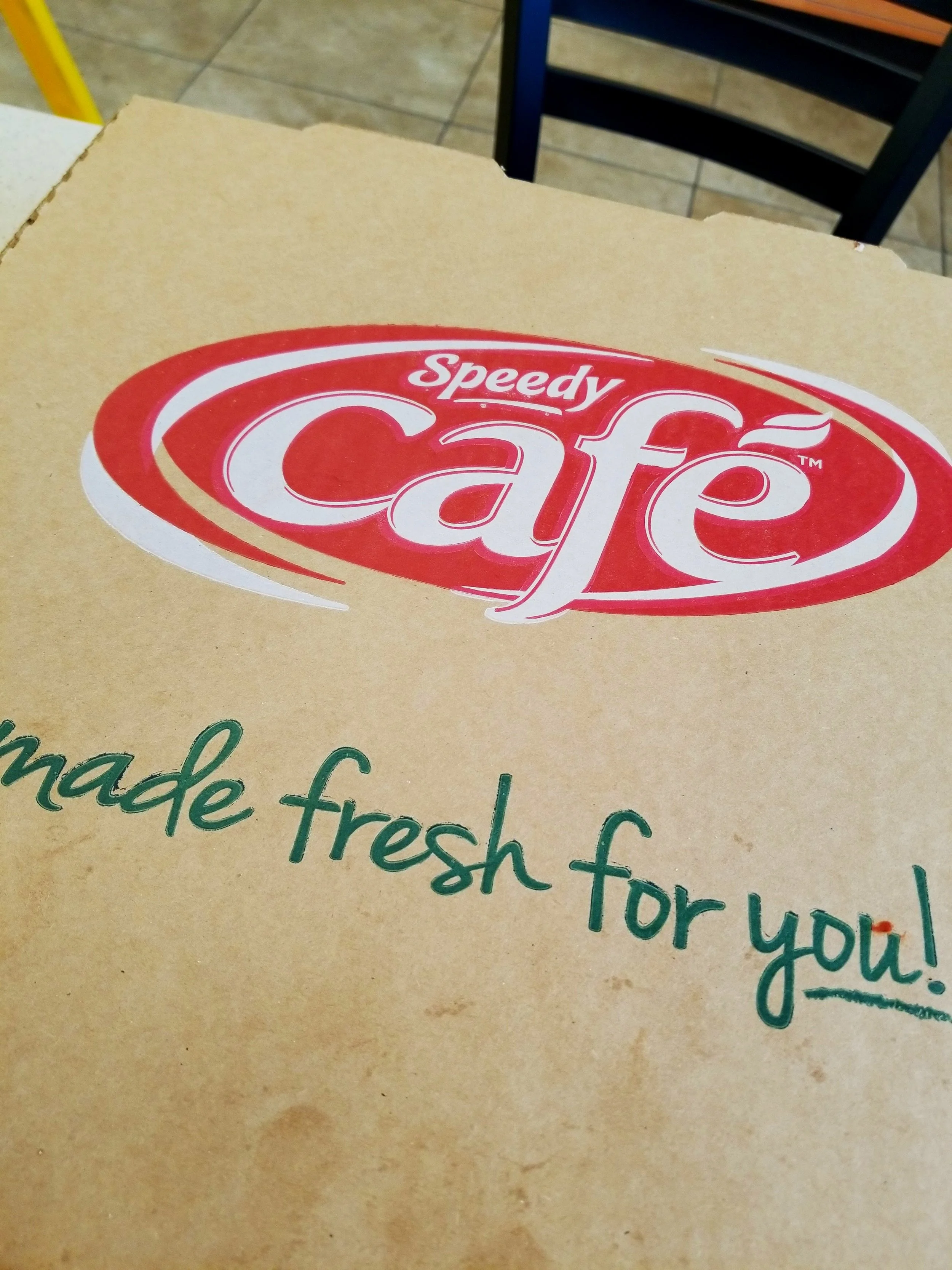 Speedy Cafe Nutrition Fact Sheet – VKQFHH