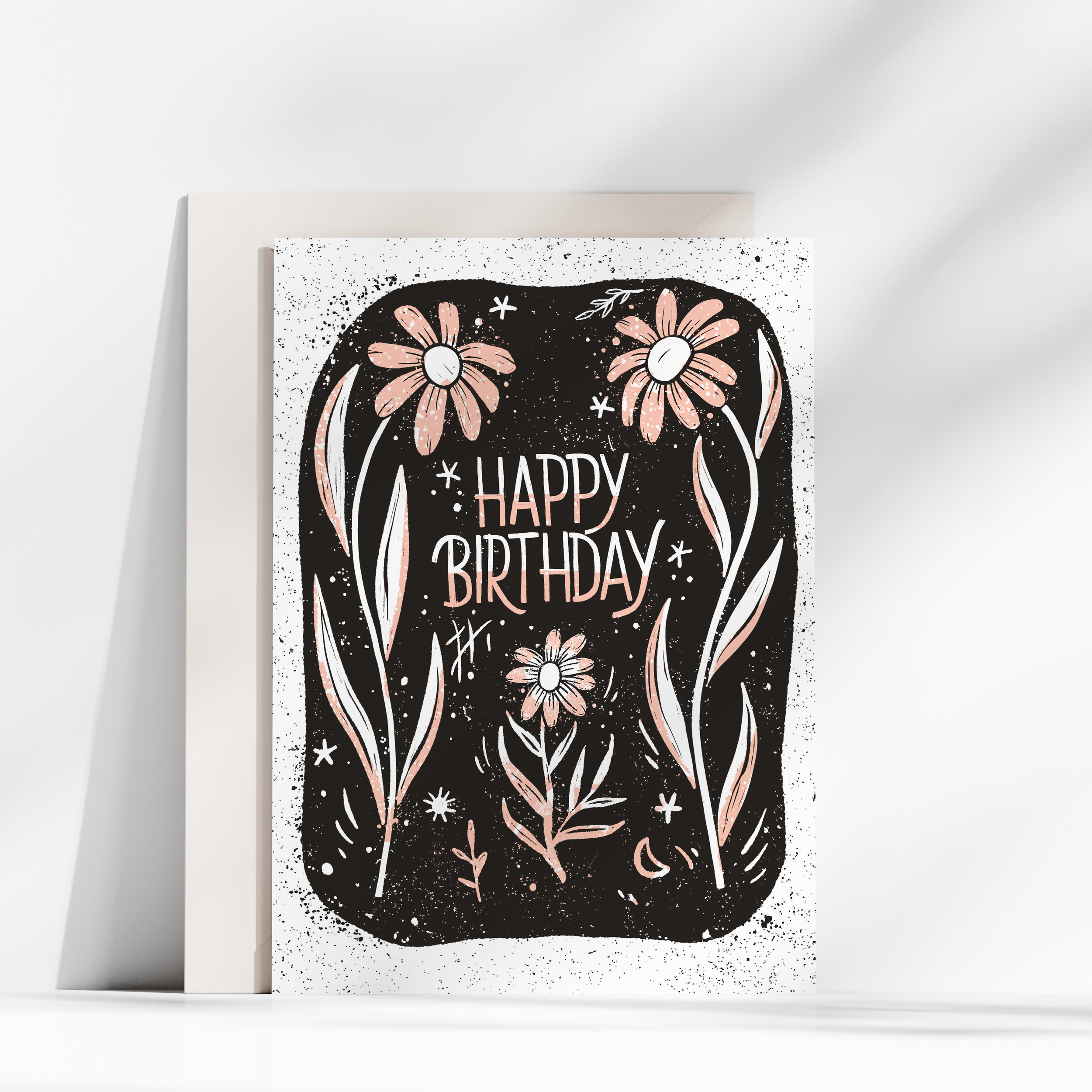 Happy Birthday Flowers Card