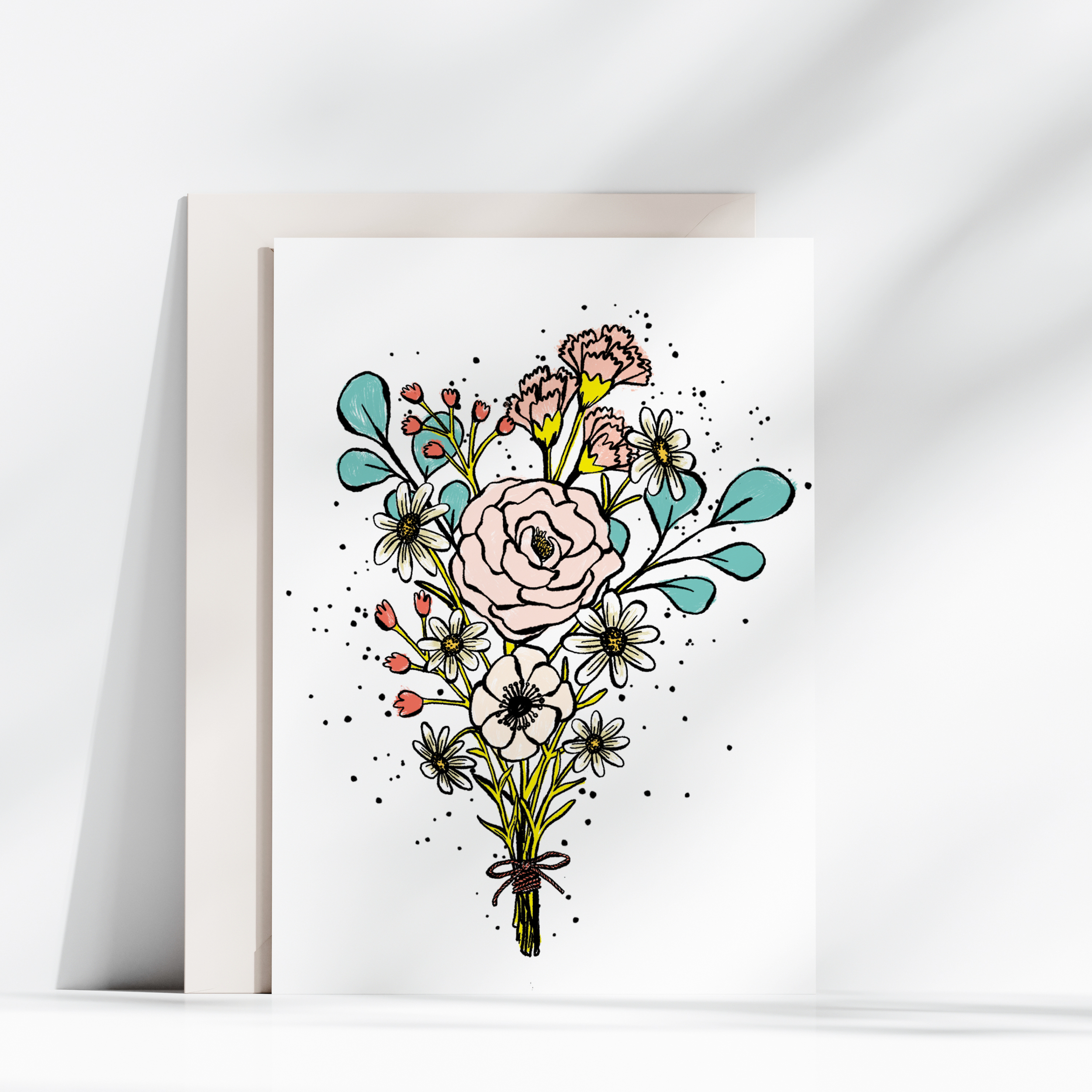 Bouquet Greeting card