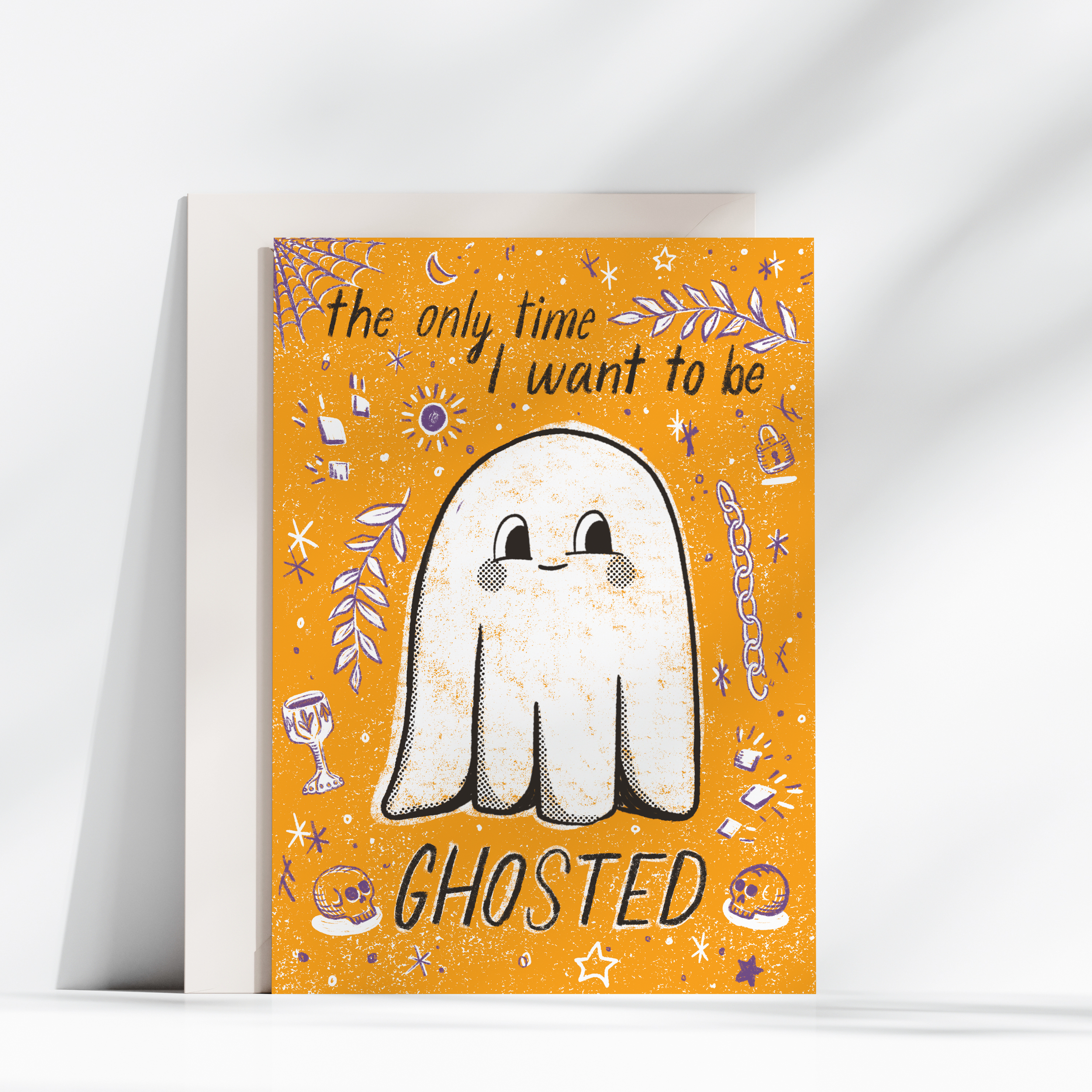 Ghosted, Halloween Card