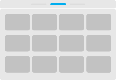 Collections Custom groupings of media that the user can create, manage, and share.