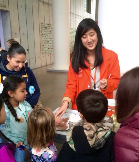 The Ichthyology cart teaches visitors about the incredible diversity of fish by encouraging them to actually touch specimen from the collection.