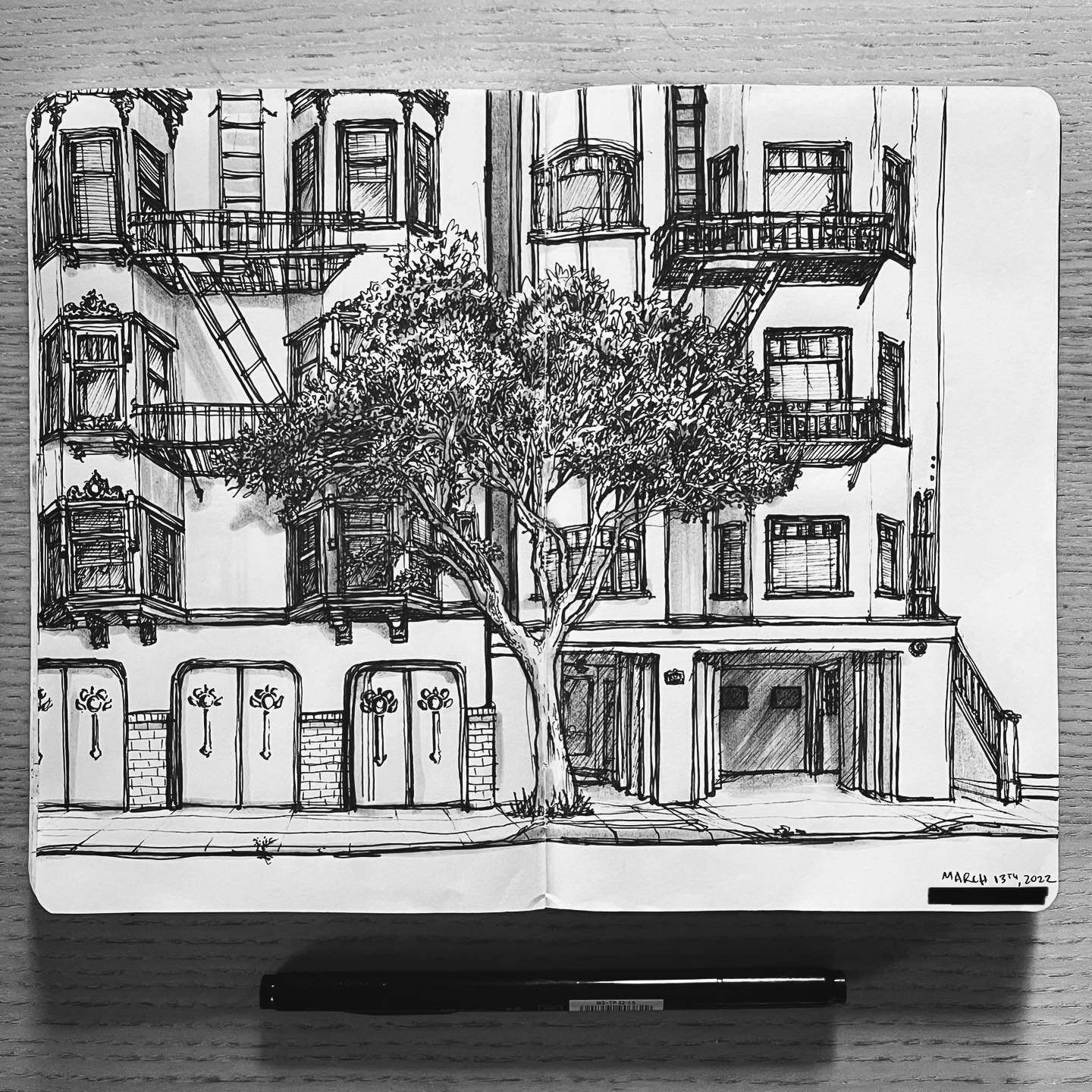 Lived here for six years but never drew our apartment building. Please don&rsquo;t dox us.

Critical acclaim from one neighbor: &ldquo;Wow, it&rsquo;s not rubbish!&rdquo;