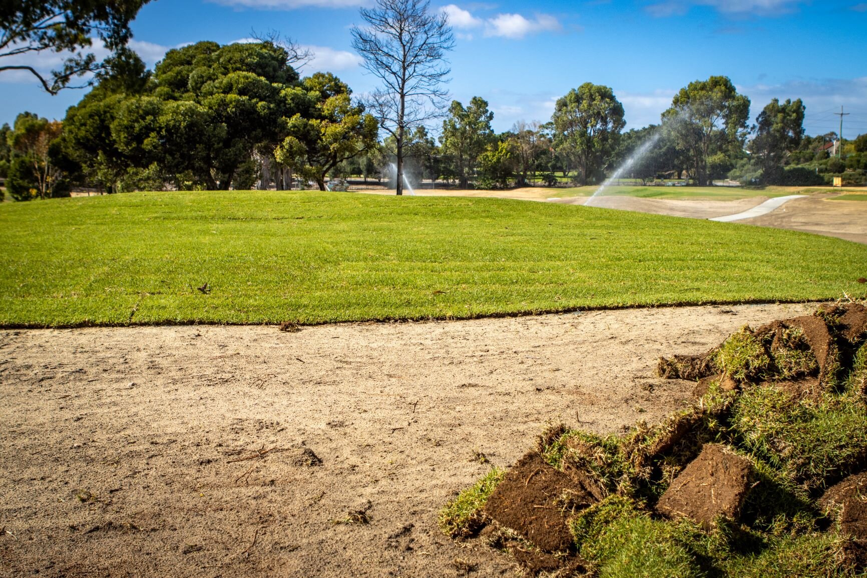 Perth Lawn Installers Golf Course, Fremantle — Allwest Turfing Lawn