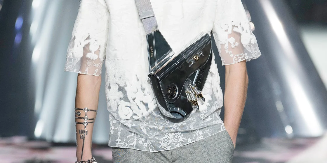 dior hajime sorayama saddle bag