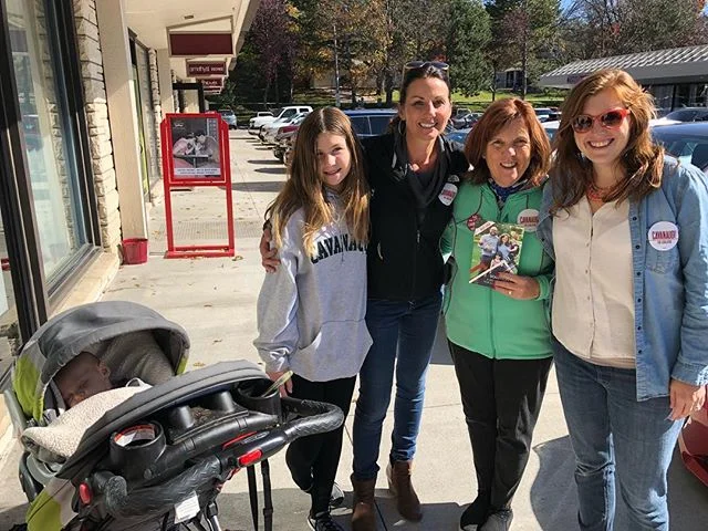 Thank you Cavanaugh ladies for some pregame door knocking!