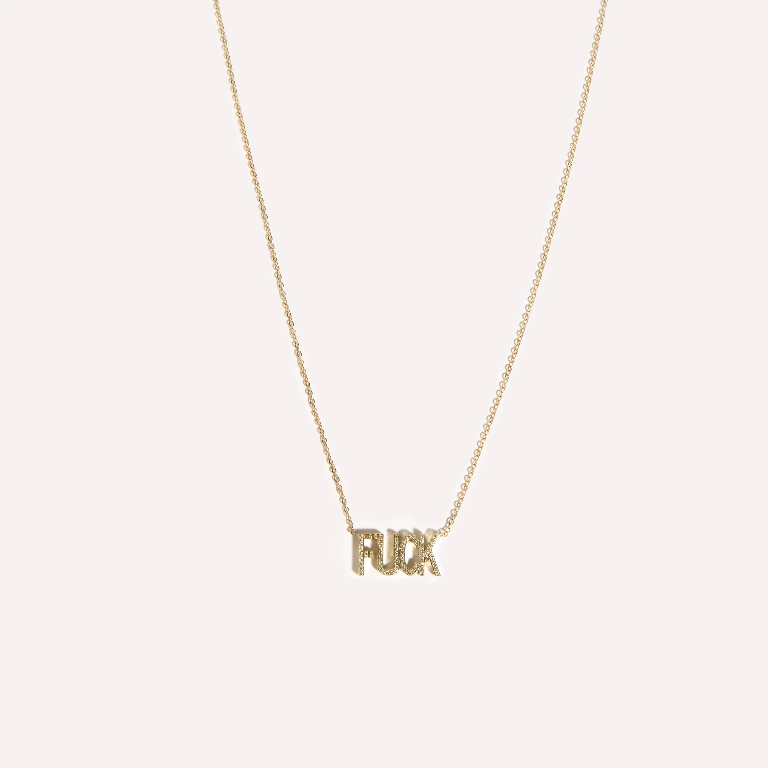 Amarilo Fuck Necklace with 69 Diamonds