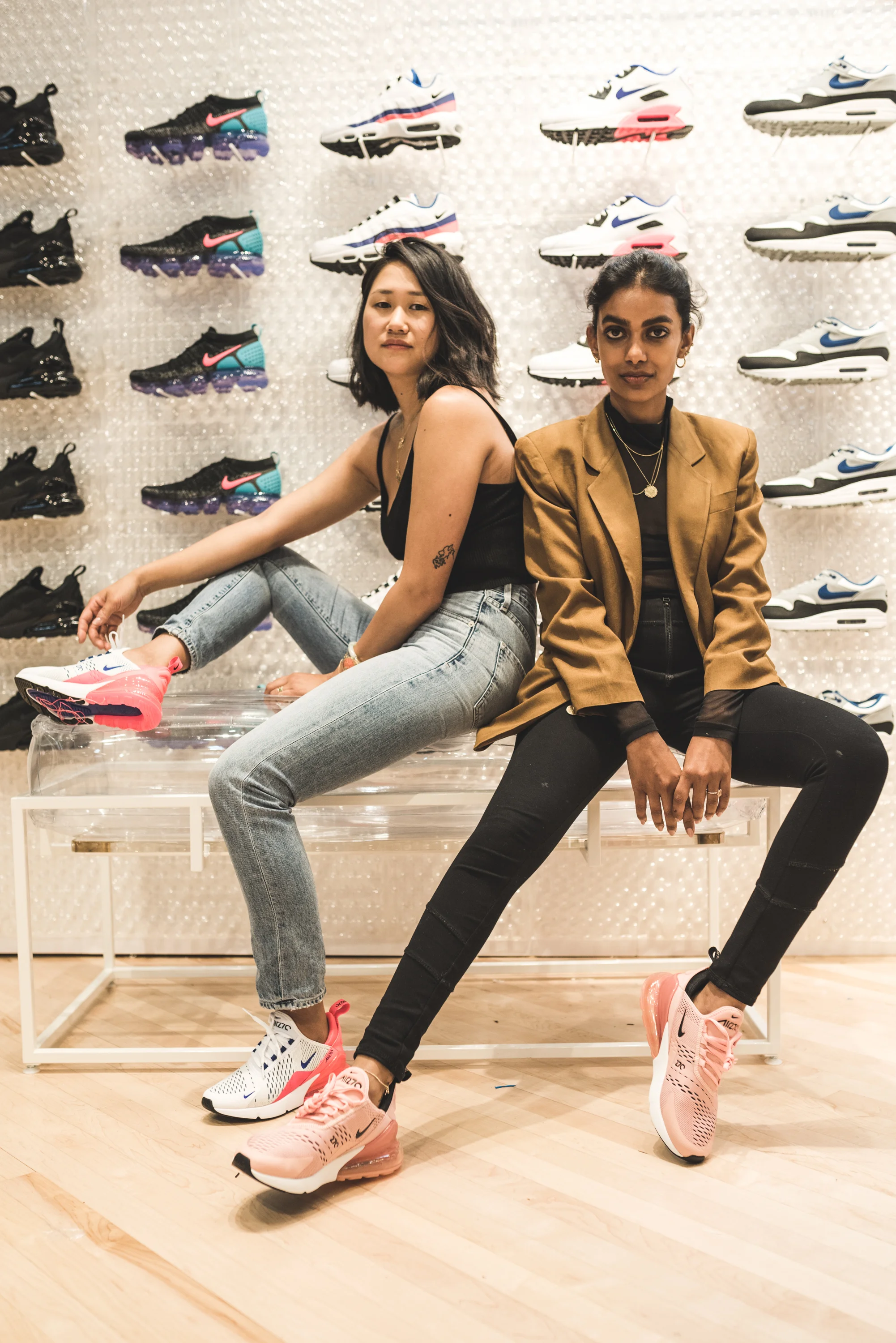 Stella and I taught a jewelry making workshop on Nike Air Day in our new Air Max 270's. 