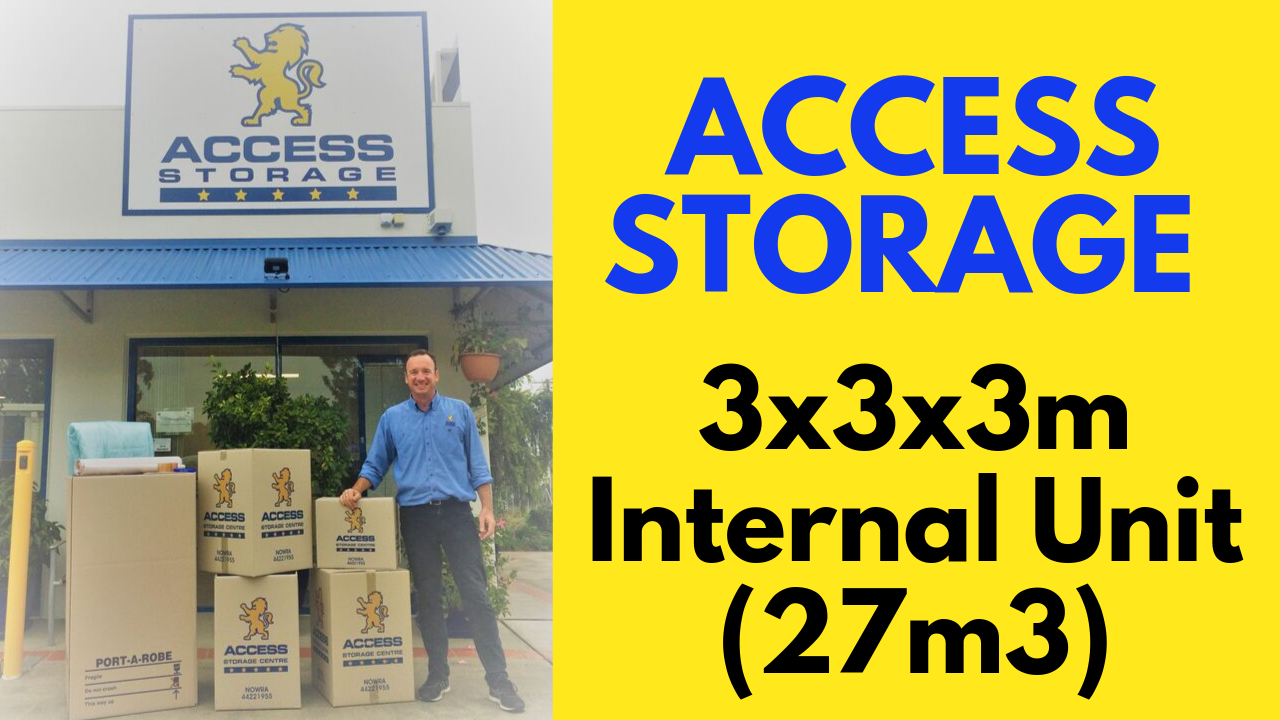 3x3x3m (27m3) Internal Storage Unit