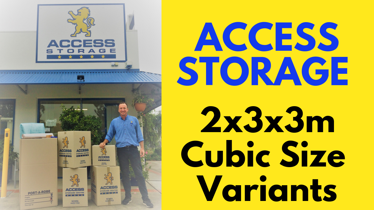 2x3x3m (18m3) Unit Cubic Size Variants