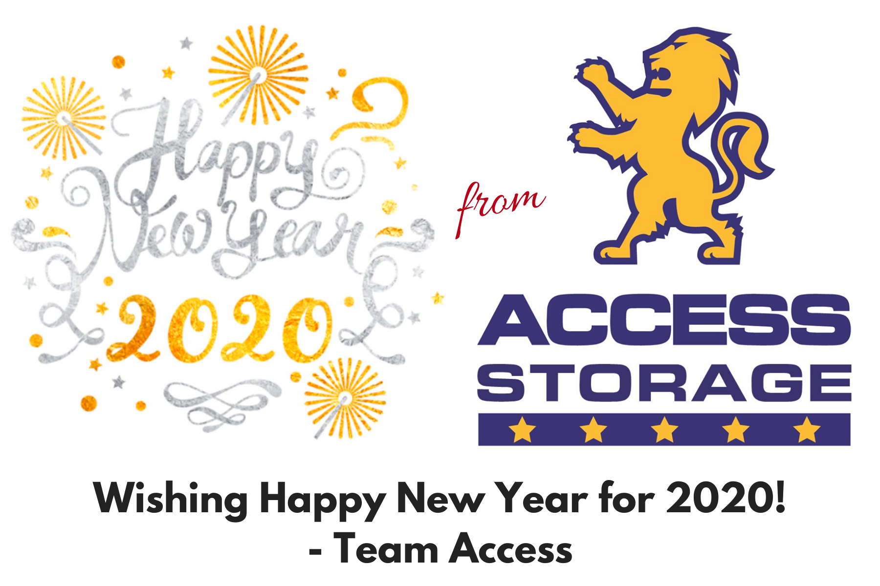 Happy New Year from Access Storage!