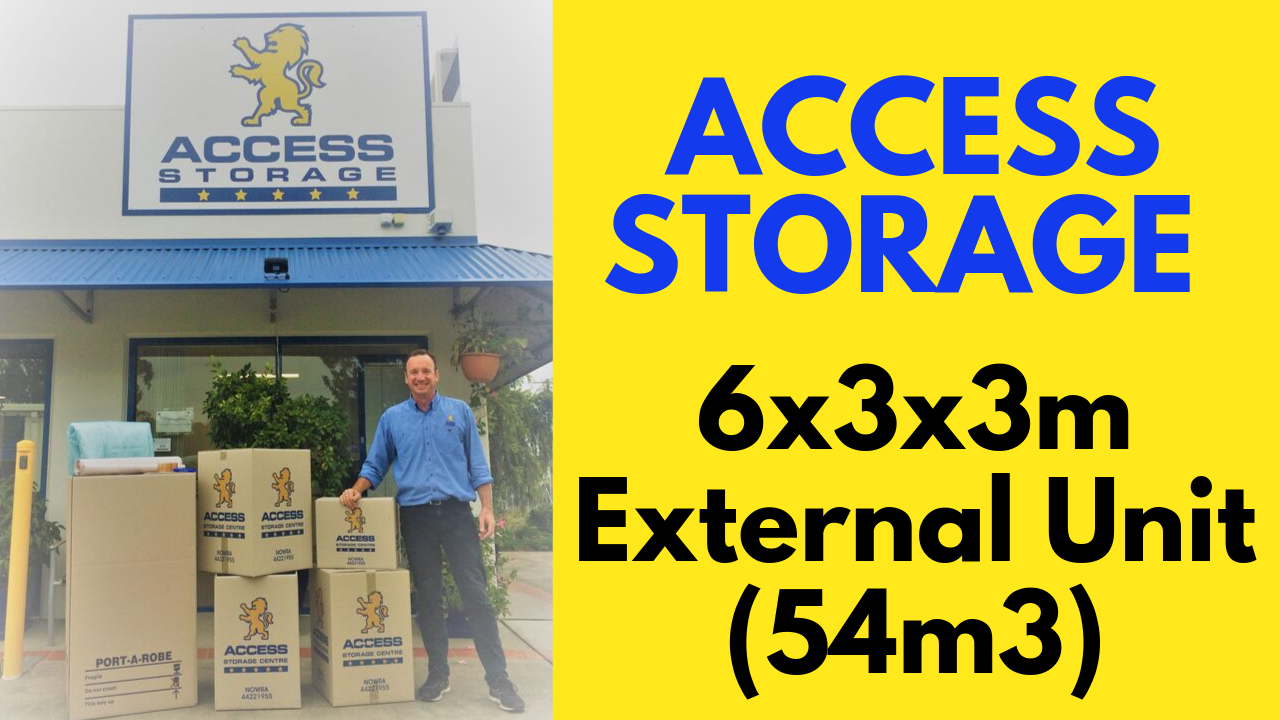 📦🔐 6x3x3 Metre Unit (54m3)