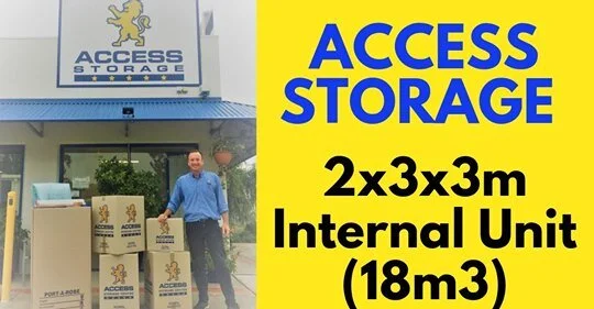 📦🔐 2x3x3 Metre Unit (18m3)