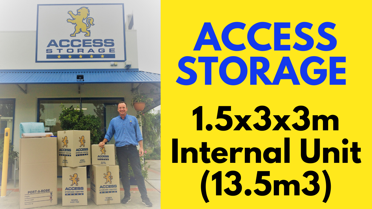 📦🔐 1.5x3x3 Metre Unit (13.5m3)