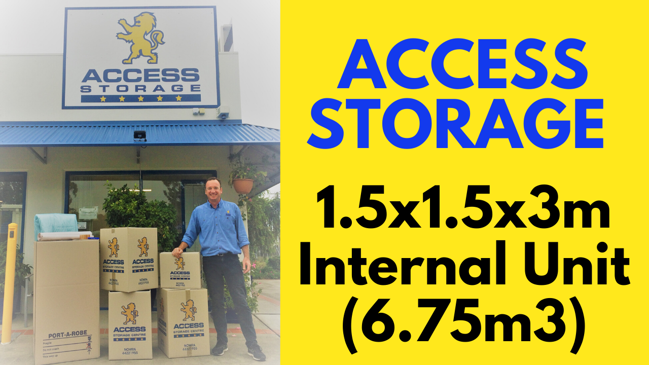 📦🔐 1.5 x 1.5 x 3 Metre Unit (6.75m3)