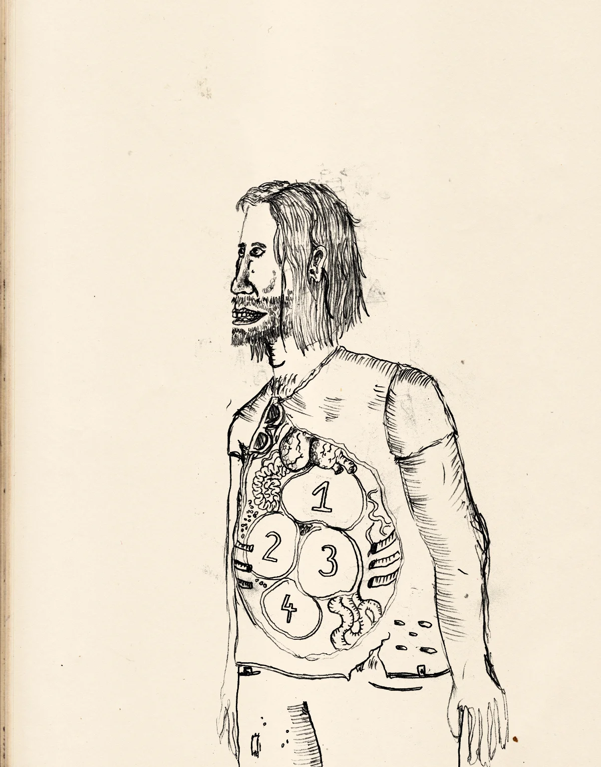 That's a fairly inacurate cross section of my friend's gastrointestinal tract.