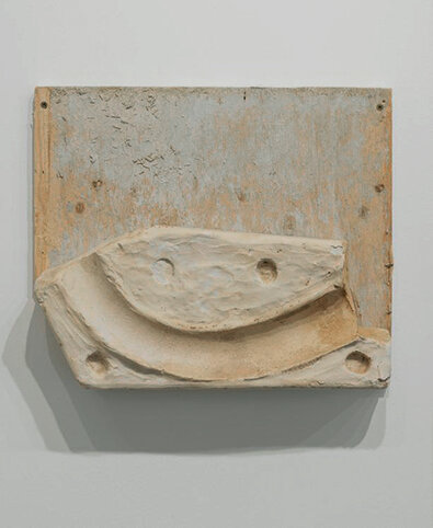 08 Social Fiction, Pool Noodle Mould (plywood, plaster 35 x 35 x 5cm) Edward Mulvihill, March 2021.jpg
