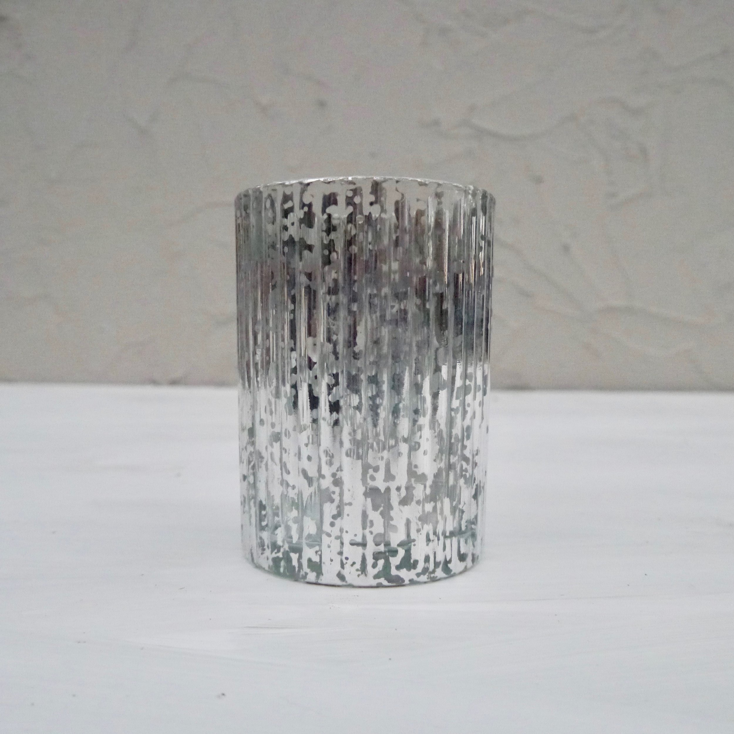 Silver tea light holders