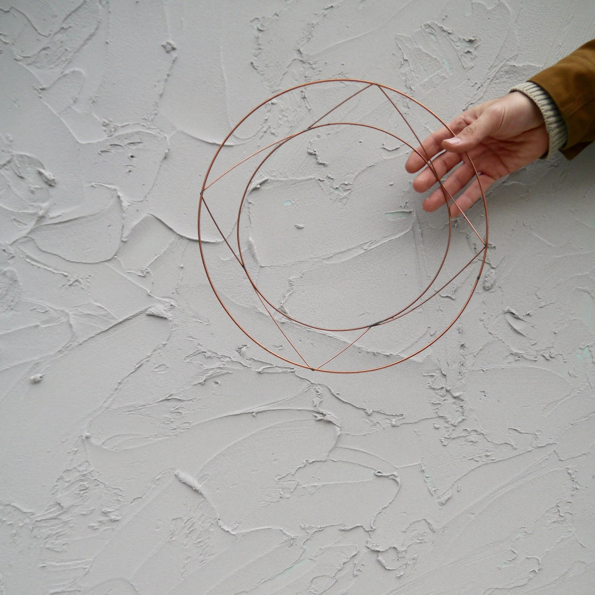Copper hoops