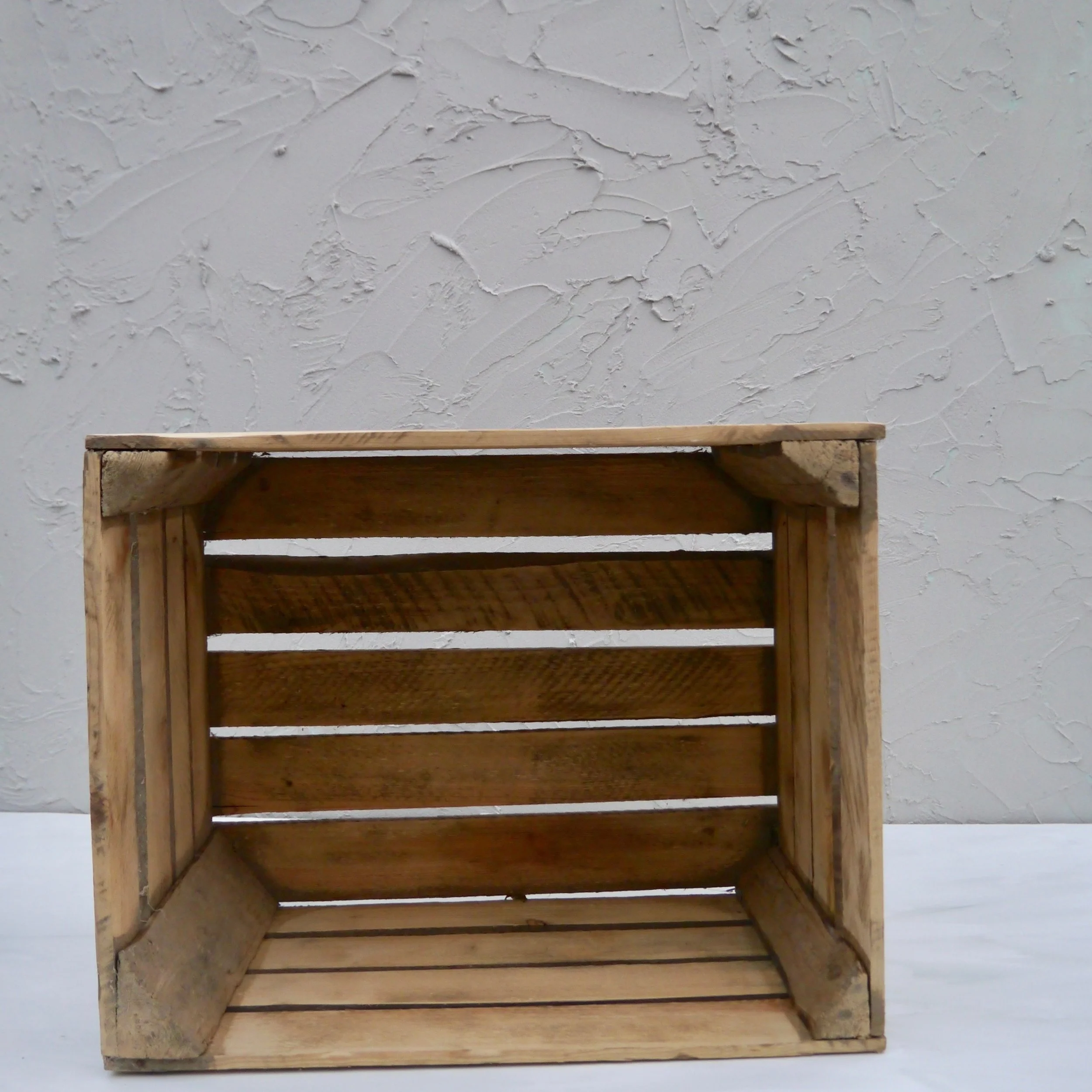 Wooden apple crates