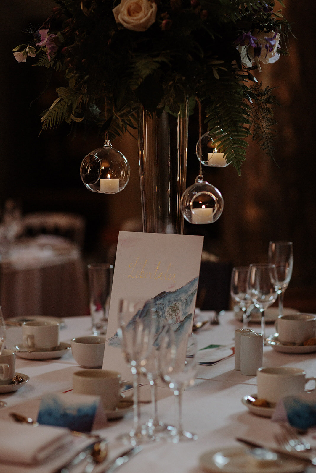Hanging glass baubles