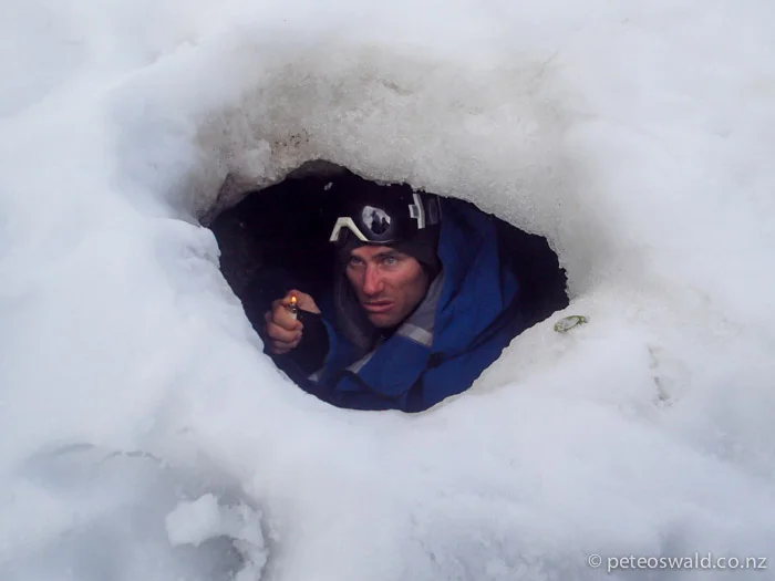 Found a hole, got stuck
