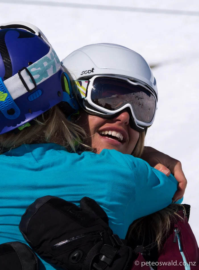 Romy Chapotte Berthert was pleased with her run and qualified 6th for the finals