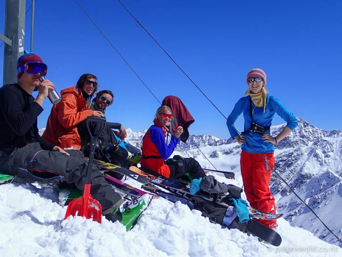 The crew on the last day L-R: Lukas Zoegernitz, Neil Williman, Sebasti Fischer, Tove Kockum & Mariella Eisenhauer
