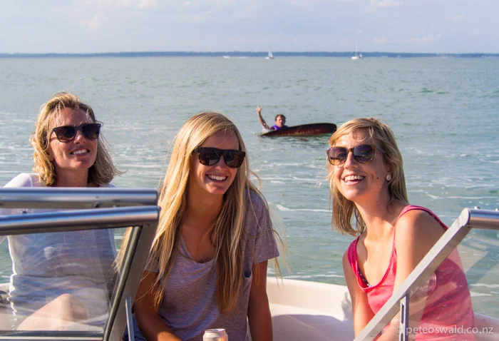 My sister Harriet, Sophie, Alice (my brother Will’s GF) & Will, my brother in the background