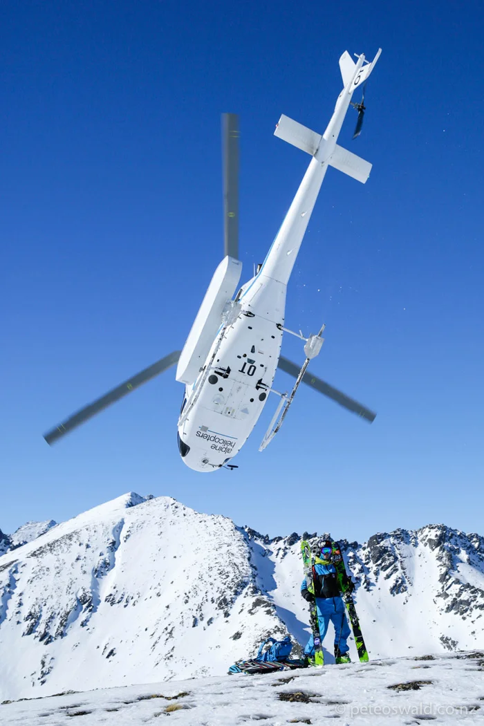Getting dropped at the top and left to it. Photo: Dan Power