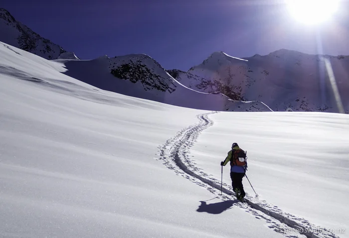 Myself making the long skin up. Photo: Joi Hoffmann