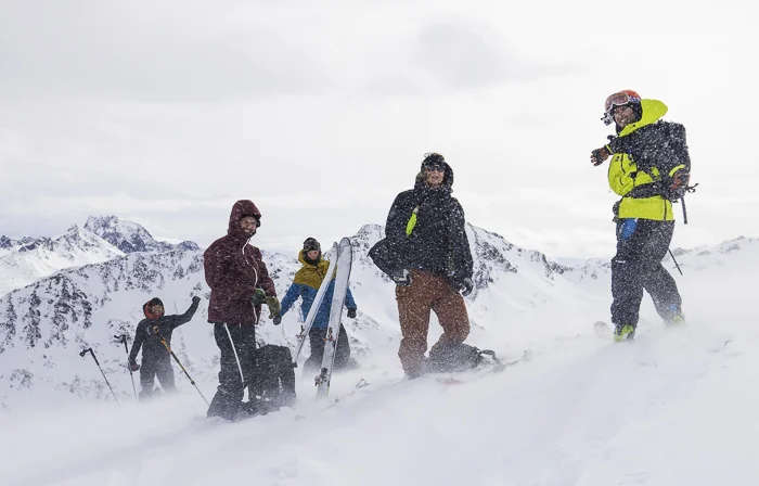 Martin Schøber and the Dannish crew on a tour they took me on