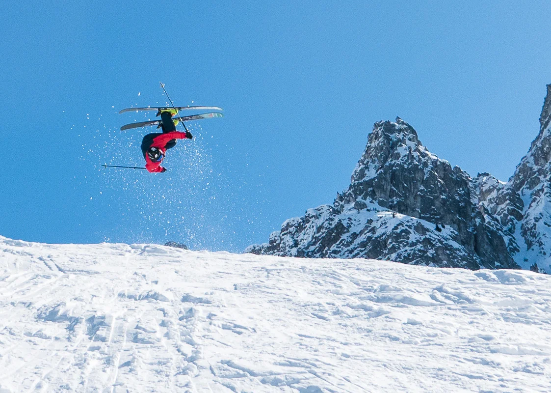 Pete sending a flat 3 of a little spring hit. Photo: Sophie Stevens