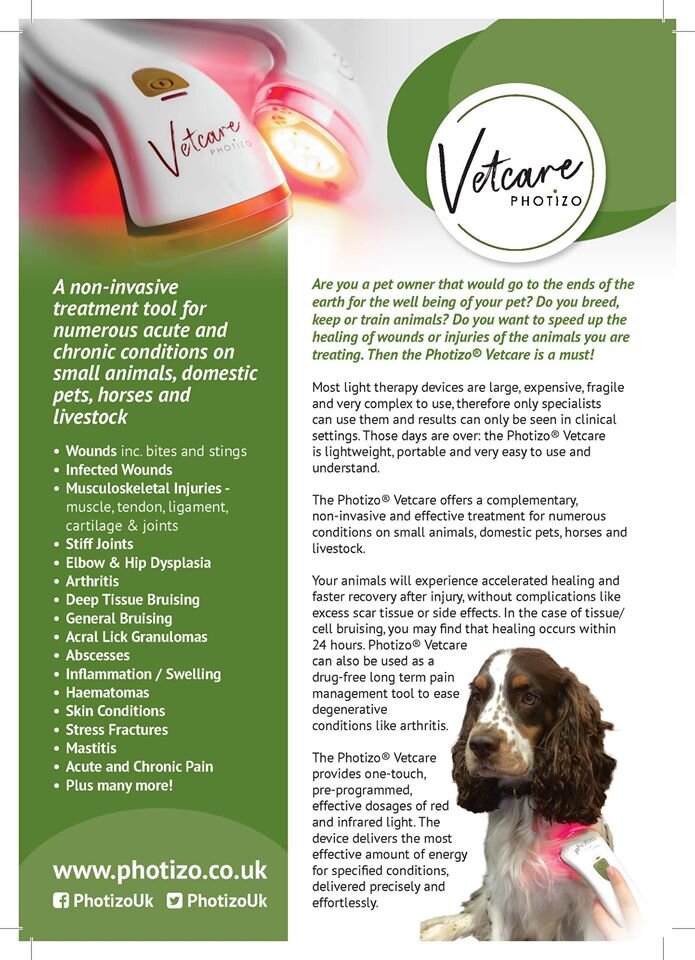 Photizo LED Light Therapy Device — Hedgerow Hounds Holistic Dog