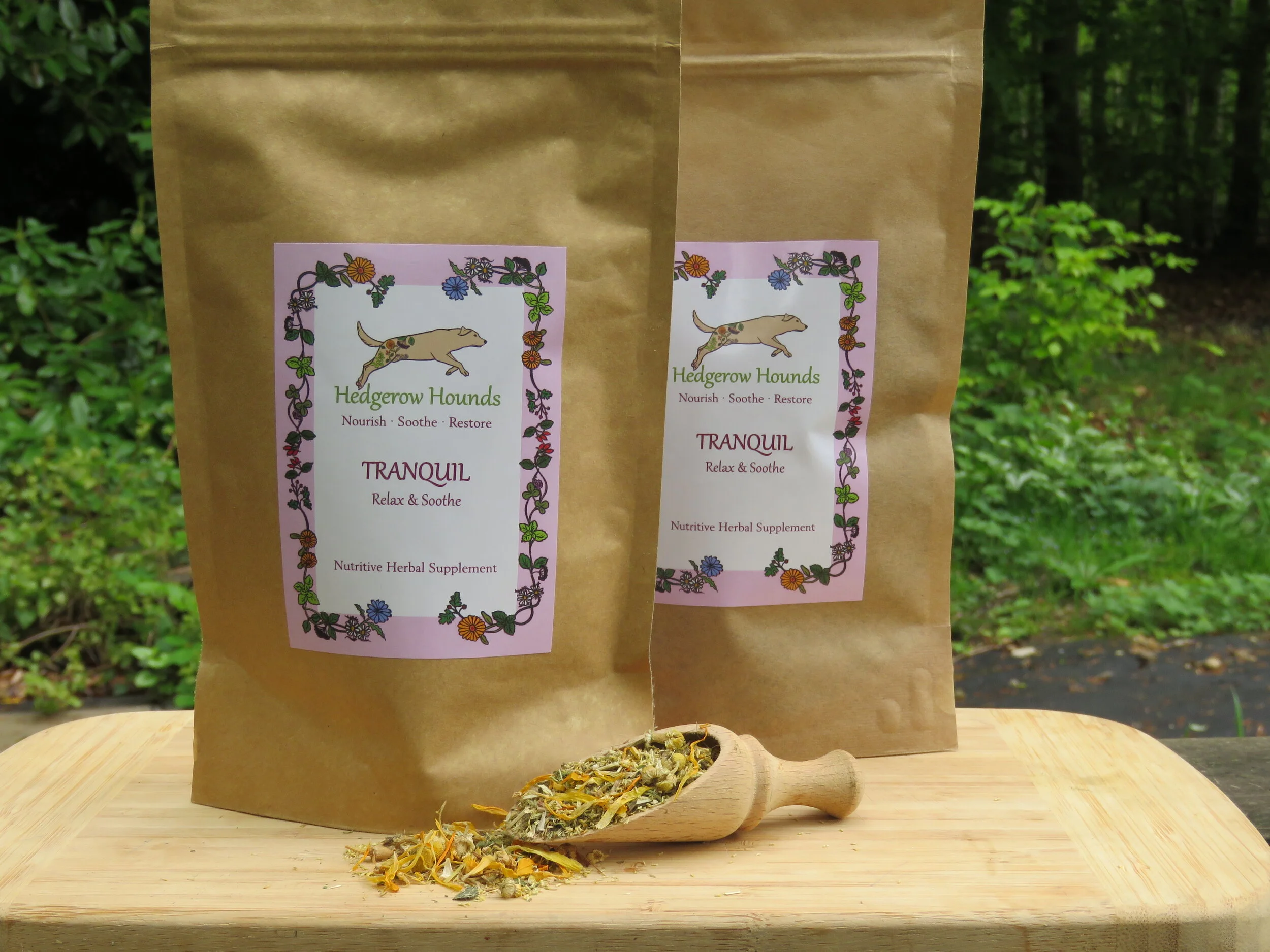 Tranquil Relax & Calm — Hedgerow Hounds Holistic Dog Care Products