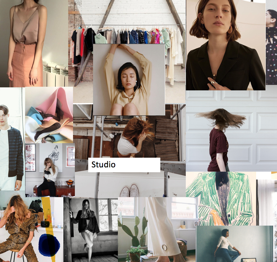 Mood board example for the planning of a content photoshoot. Visit the gallery