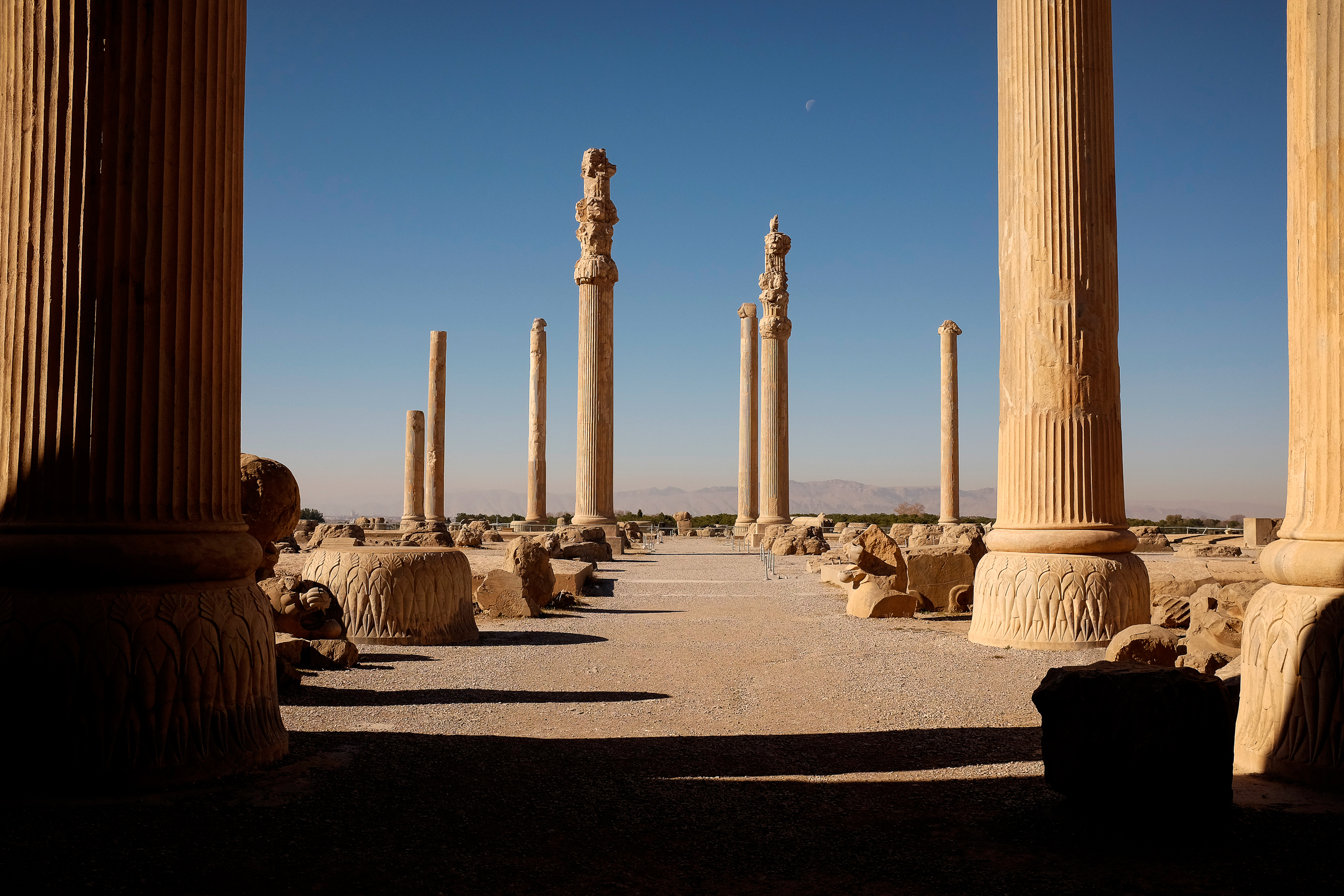 A site of irrefutable international significance; older than Christ, built by Darius and Xerxes, destroyed by Alexander. If this was in almost any other country in the world, it would have thousands walking through these pillars every day. But today, the ancient city of Persepolis lies almost empty of tourists.