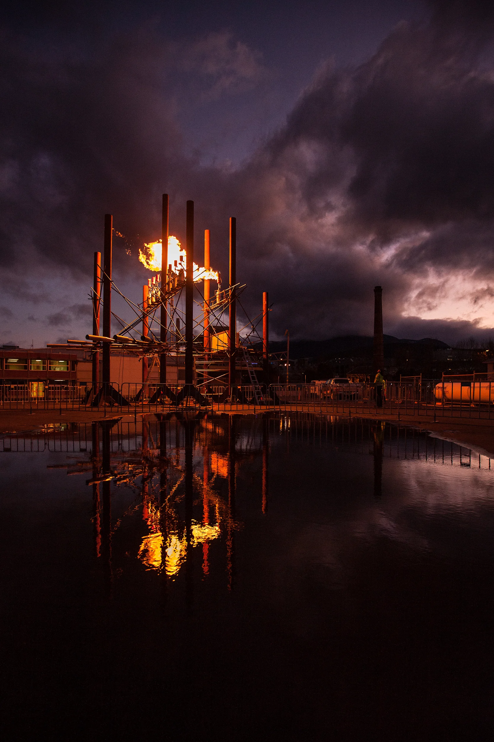 Fire Organ Bastiaan Maris Commissioned for Dark Mofo, 2015