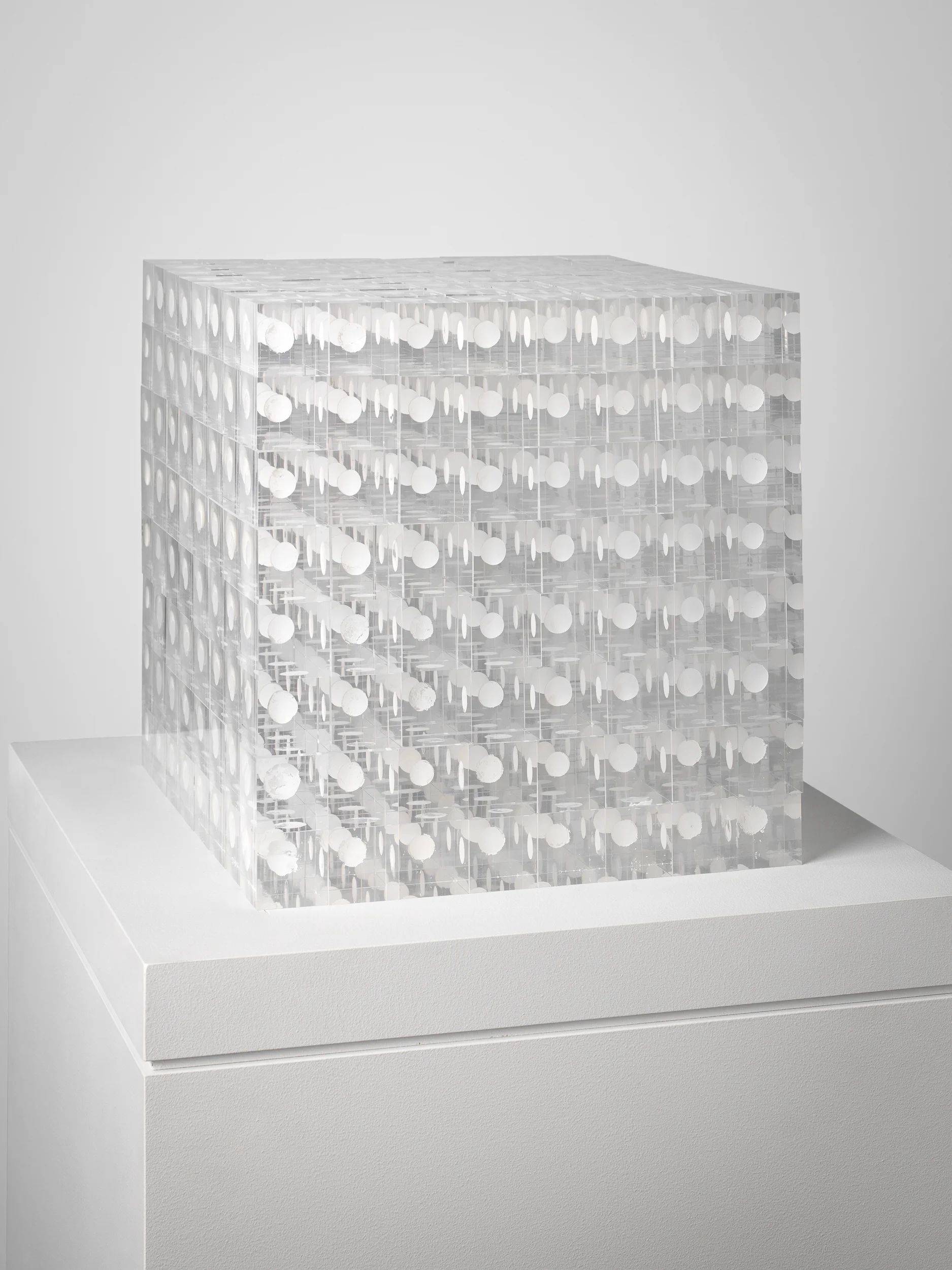 Sans titre (Untitled) 2011 Hubert Duprat (Born 1957, Nérac, France; lives and works in southern France) Plexiglass, modelling clay 32 x 32 x 32 cm Private collection, Paris