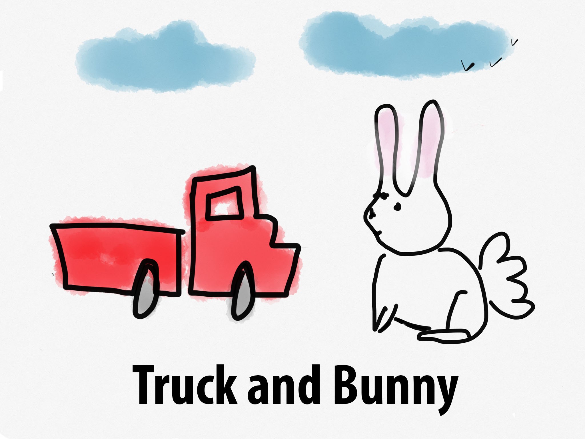 Truck and Bunny by Stephanie Mackley, 2016